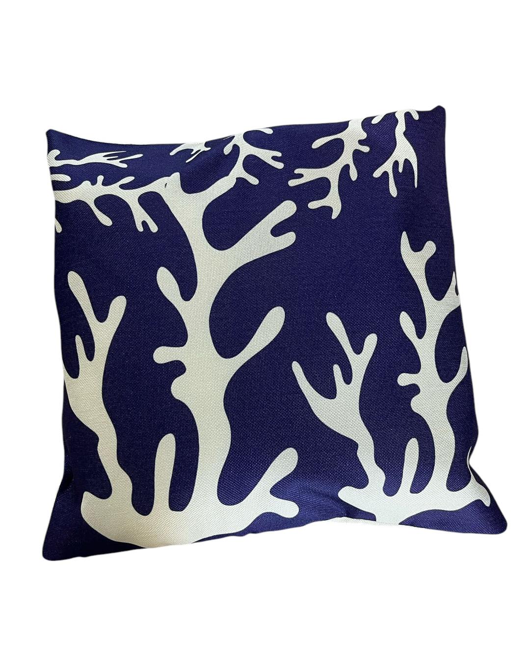 White Coral Cushion Cover