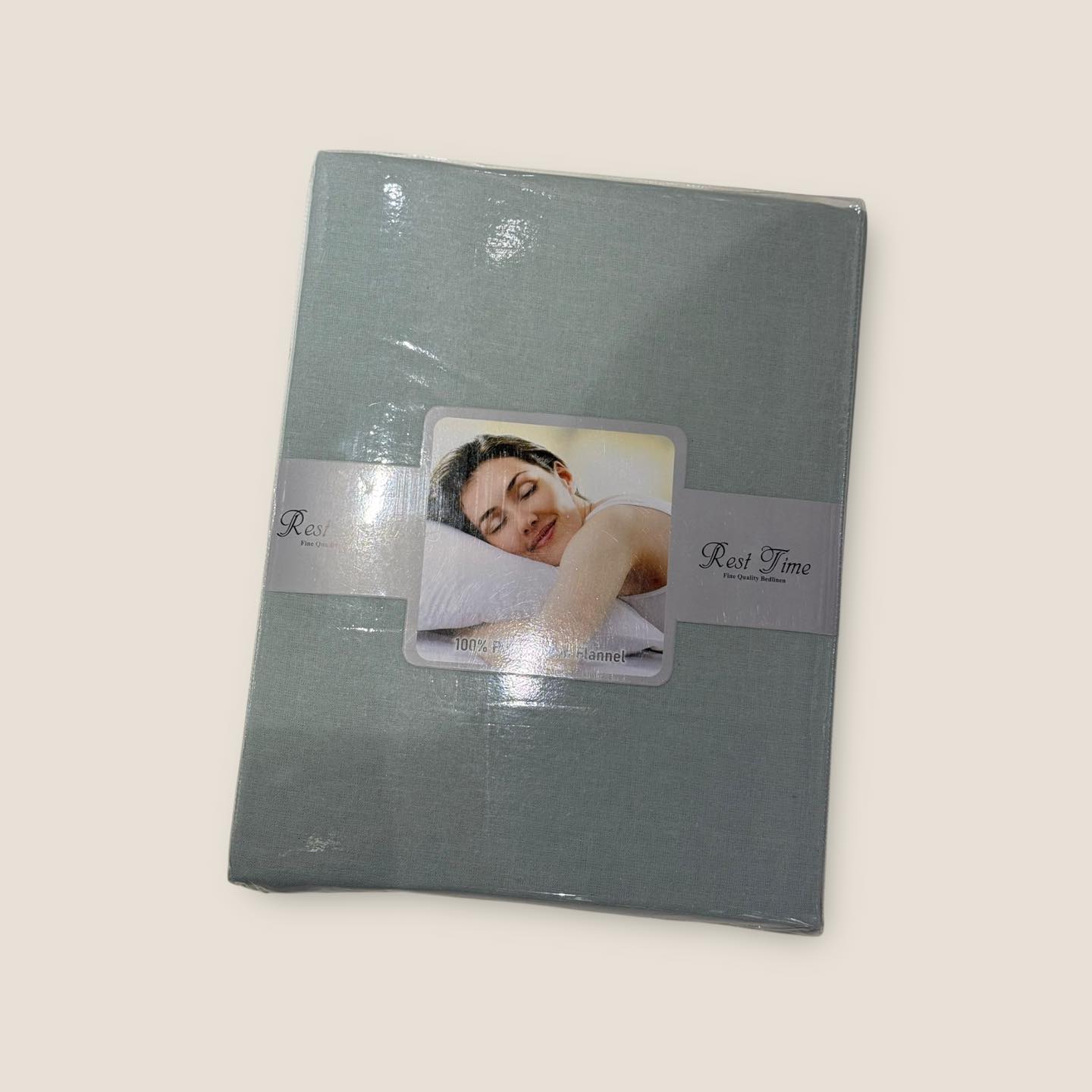 Flannel Plain Duckegg Bedsheets