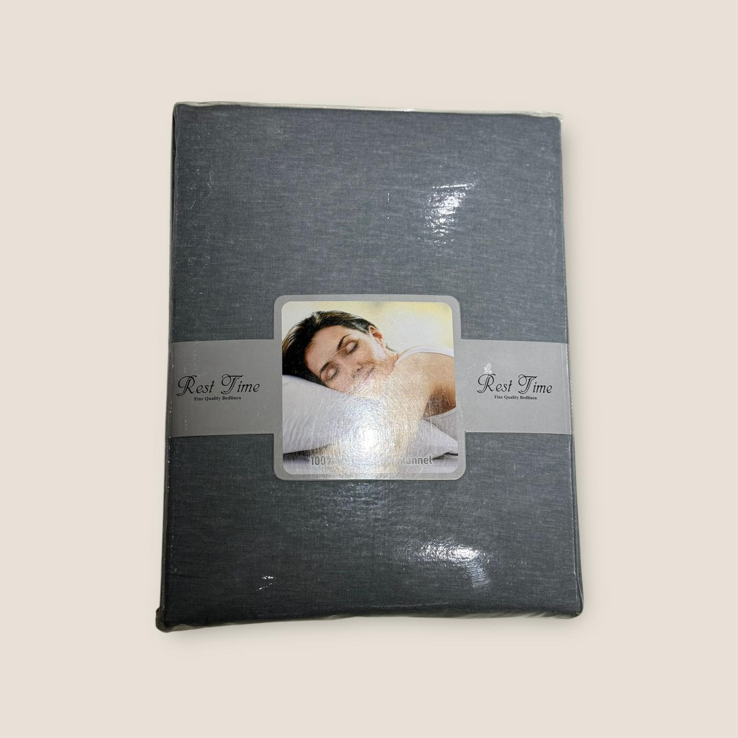 Flannel Plain Grey Bedsheets