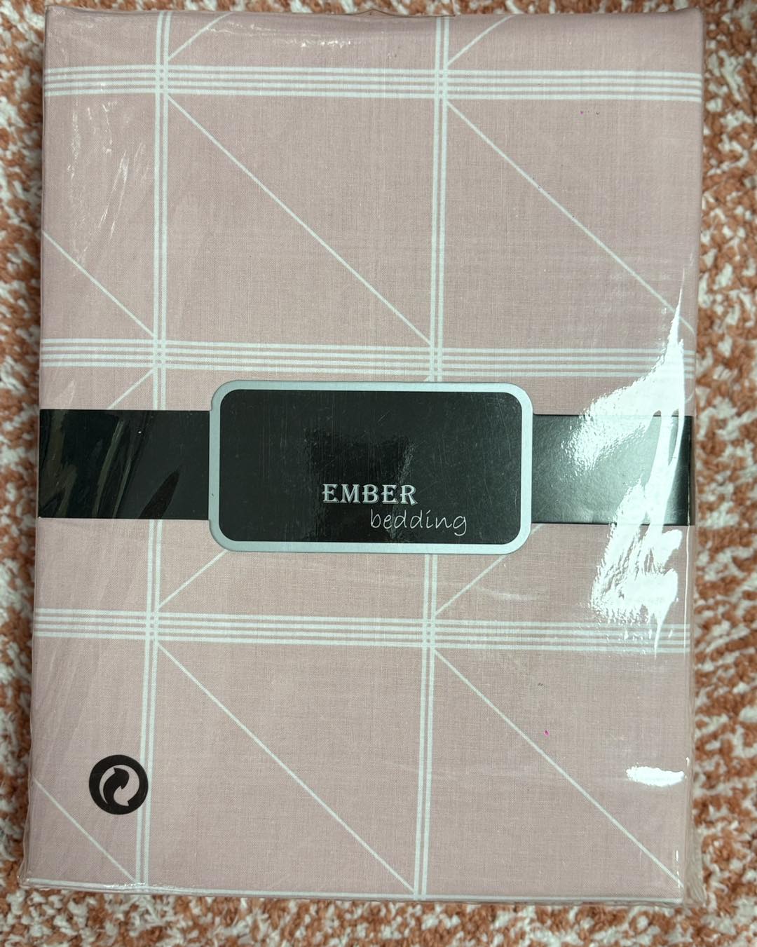 Light Pink Pinstriped Bedsheet