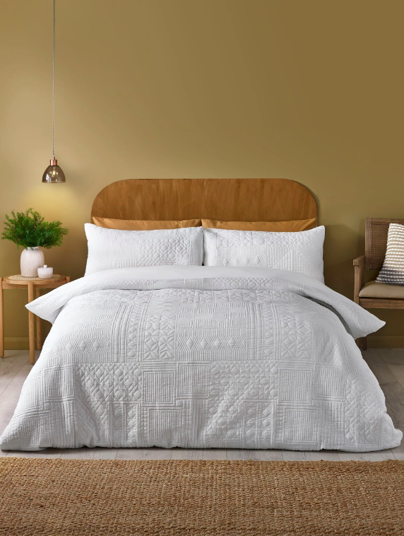 Folkstone White Duvet Cover