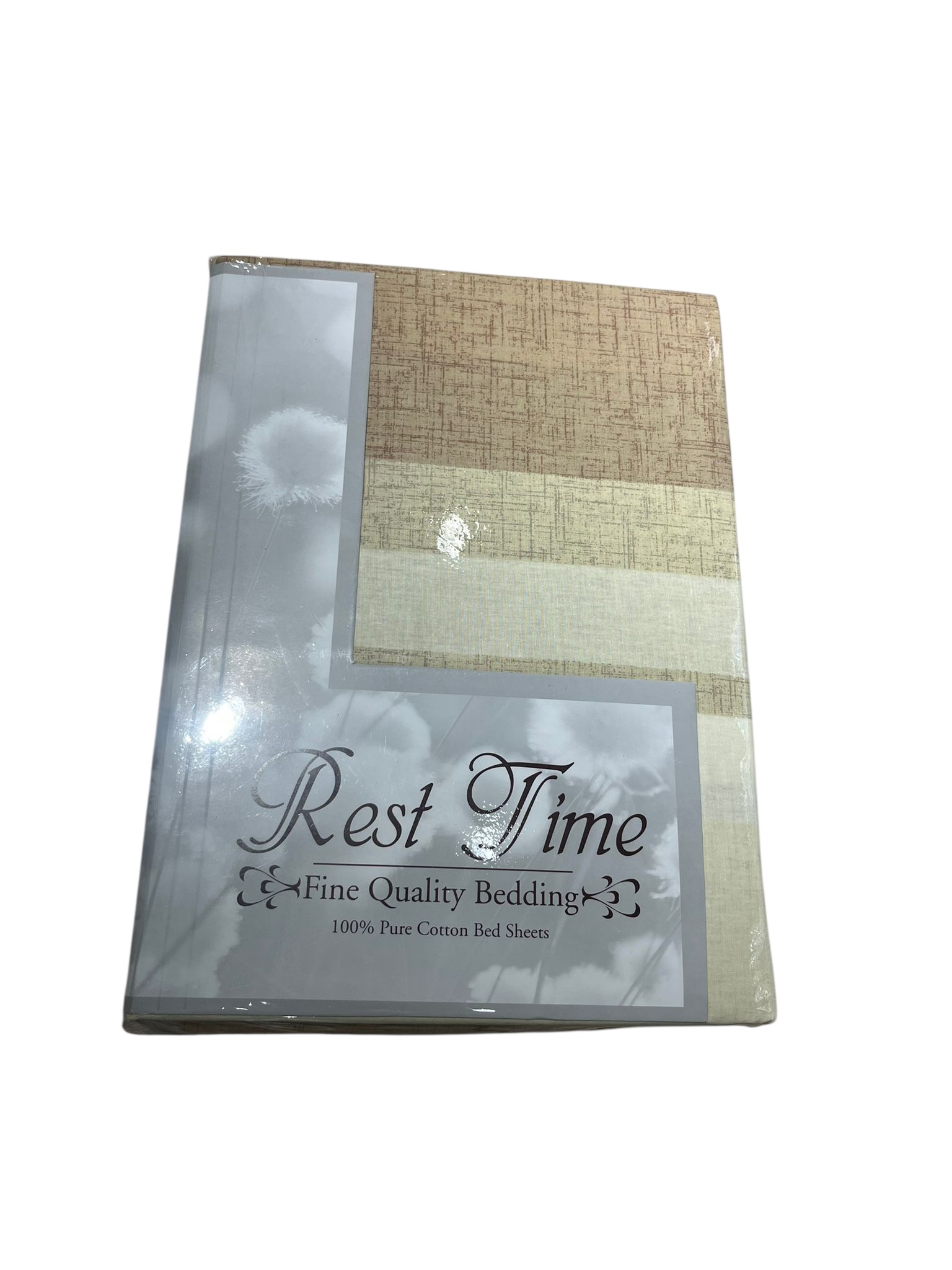 Restime Beige Block Stripe 