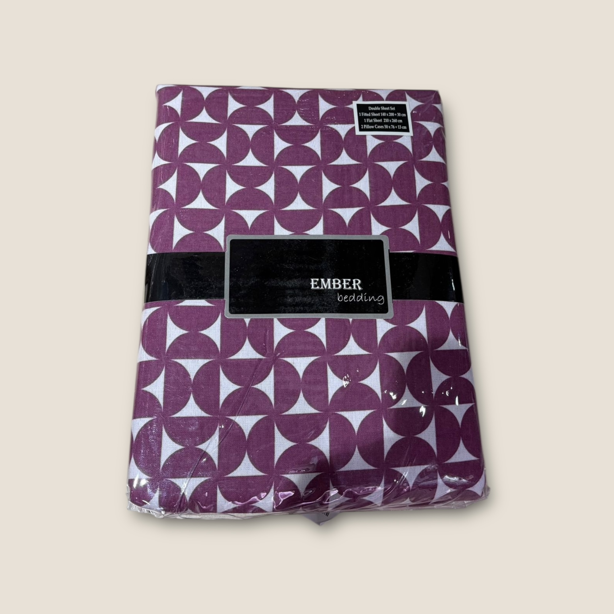 Pink Prisim Flannel Sheets