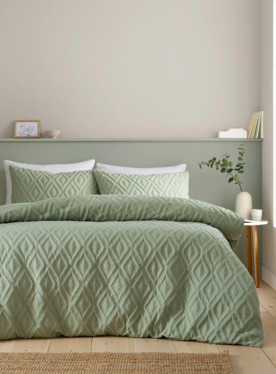 Jacob Geo Sage Duvet Cover 